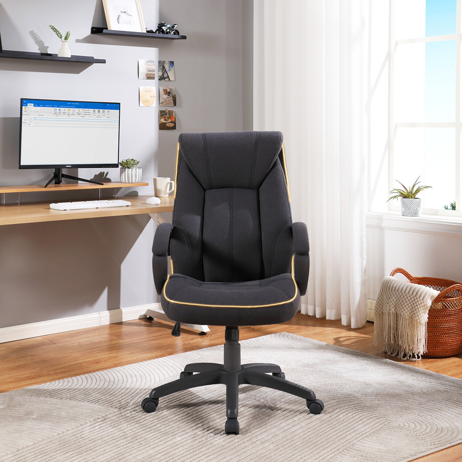 Lucent Office Cozy PC Gaming Chair - X Rocker
