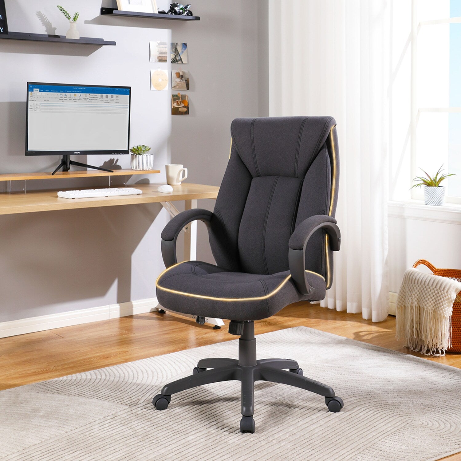 Lucent Office Cozy PC Gaming Chair - X Rocker