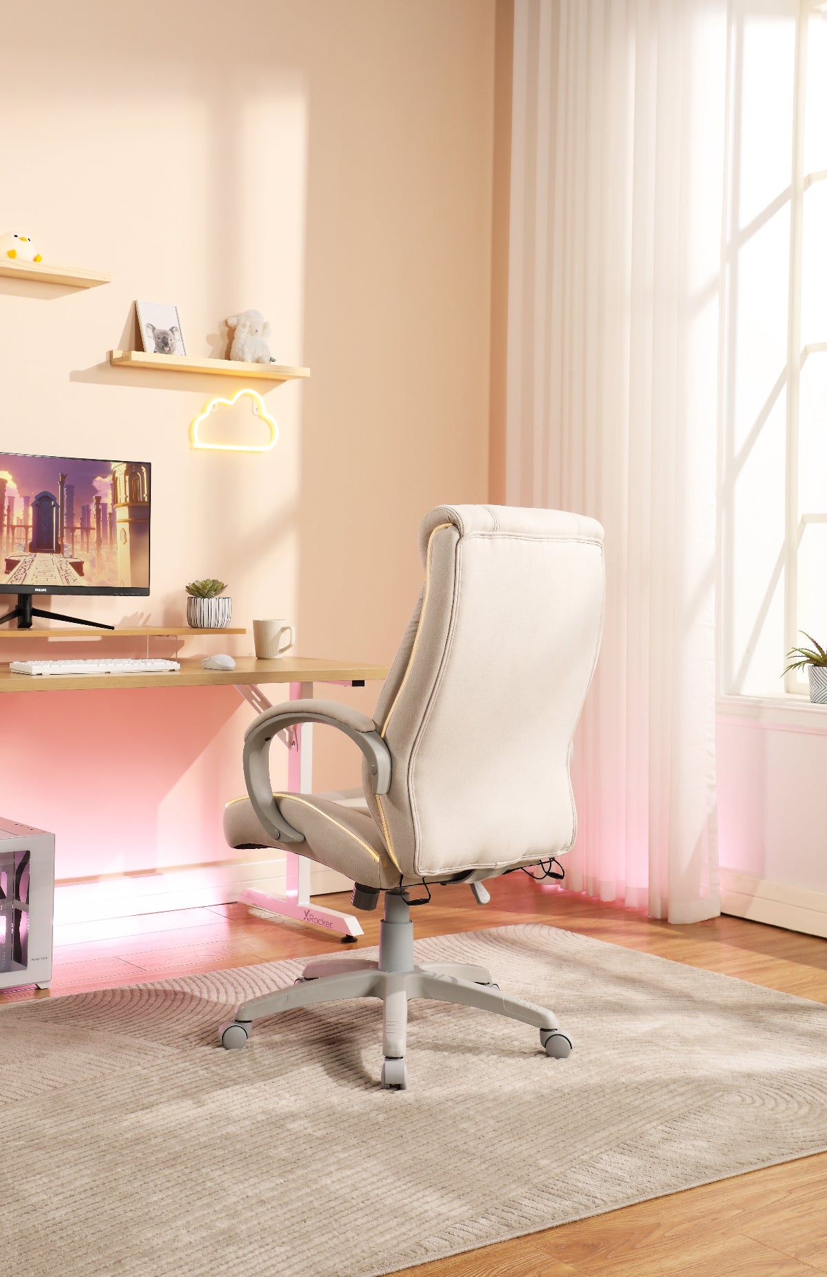 Lucent Office Cozy PC Gaming Chair - X Rocker